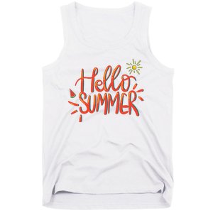 Hello Summer Fun Cute Tank Top