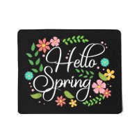 Hello Spring Flowers Costume Floral First Day Of Spring Mousepad