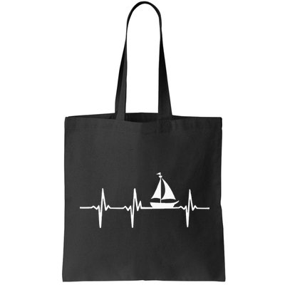 Heartbeat Sailing For Sailors With Sailboat Bag