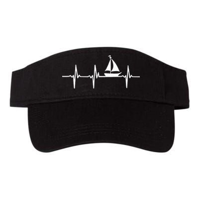 Heartbeat Sailing For Sailors With Sailboat Visor