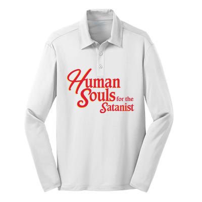 Human Souls For The Satanist Silk Touch Performance Long Sleeve Polo