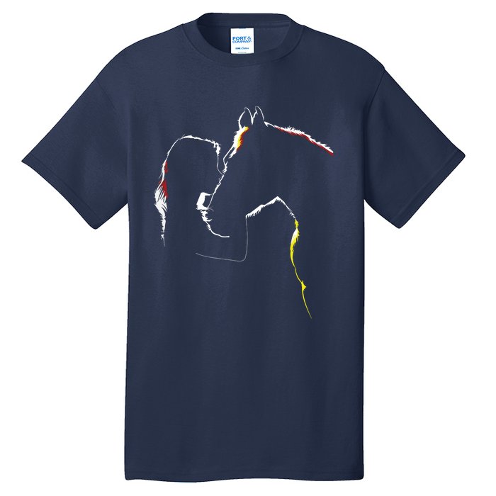 Horse Shirts For Ladies Horse Related Gifts Tall T-Shirt