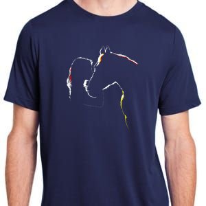 Horse Shirts For Ladies Horse Related Gifts Adult ChromaSoft Performance T-Shirt