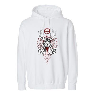 Heilung Shaman For Viking Garment-Dyed Fleece Hoodie