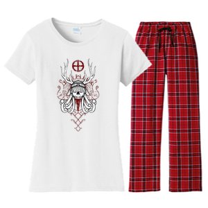 Heilung Shaman For Viking Women's Flannel Pajama Set