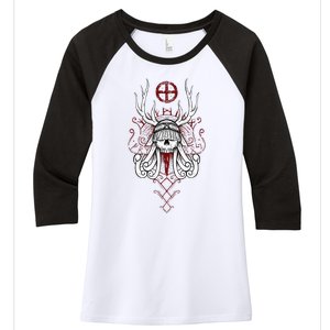 Heilung Shaman For Viking Women's Tri-Blend 3/4-Sleeve Raglan Shirt