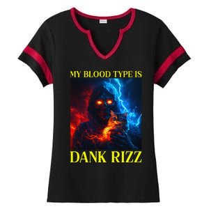 Hard Skeleton Funny Oddly Specific Dank Rizz Meme Ladies Halftime Notch Neck Tee