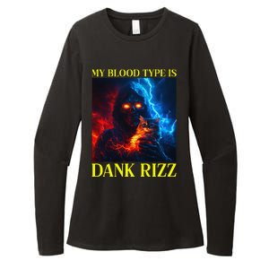 Hard Skeleton Funny Oddly Specific Dank Rizz Meme Womens CVC Long Sleeve Shirt