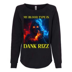 Hard Skeleton Funny Oddly Specific Dank Rizz Meme Womens California Wash Sweatshirt