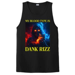 Hard Skeleton Funny Oddly Specific Dank Rizz Meme PosiCharge Competitor Tank