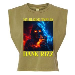 Hard Skeleton Funny Oddly Specific Dank Rizz Meme Garment-Dyed Women's Muscle Tee