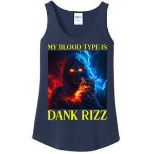 Hard Skeleton Funny Oddly Specific Dank Rizz Meme Ladies Essential Tank