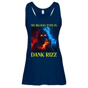 Hard Skeleton Funny Oddly Specific Dank Rizz Meme Ladies Essential Flowy Tank