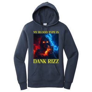 Hard Skeleton Funny Oddly Specific Dank Rizz Meme Women's Pullover Hoodie