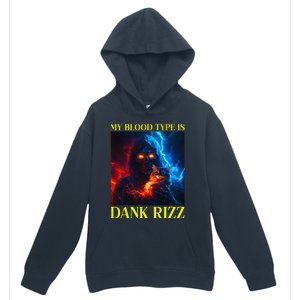 Hard Skeleton Funny Oddly Specific Dank Rizz Meme Urban Pullover Hoodie