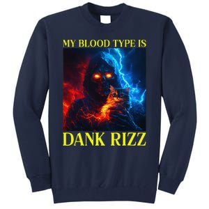 Hard Skeleton Funny Oddly Specific Dank Rizz Meme Tall Sweatshirt