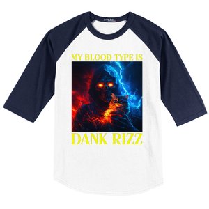 Hard Skeleton Funny Oddly Specific Dank Rizz Meme Baseball Sleeve Shirt