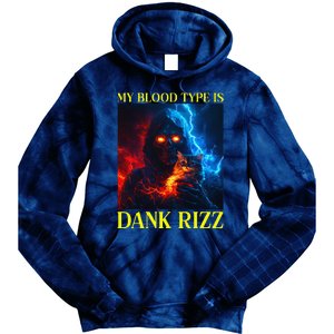 Hard Skeleton Funny Oddly Specific Dank Rizz Meme Tie Dye Hoodie