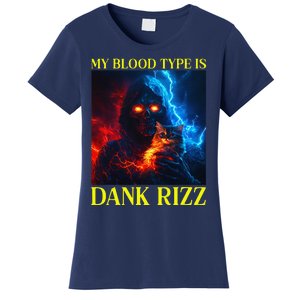 Hard Skeleton Funny Oddly Specific Dank Rizz Meme Women's T-Shirt