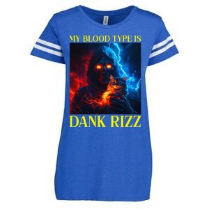 Hard Skeleton Funny Oddly Specific Dank Rizz Meme Enza Ladies Jersey Football T-Shirt