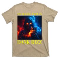 Hard Skeleton Funny Oddly Specific Dank Rizz Meme T-Shirt