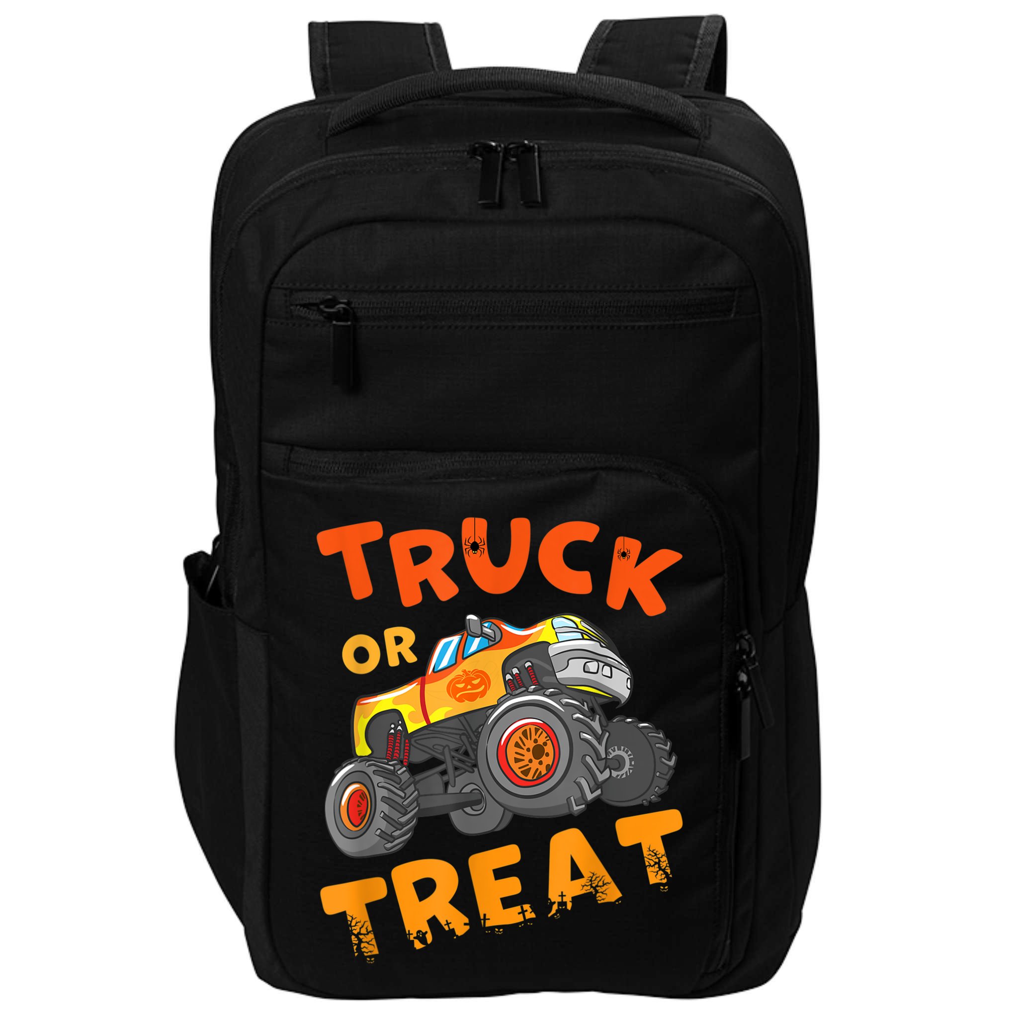 Halloween Shirt For Monster Truck Outfit For Boys Impact Tech Backpack