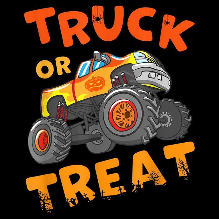 Halloween Shirt For Monster Truck Outfit For Boys Impact Tech Backpack