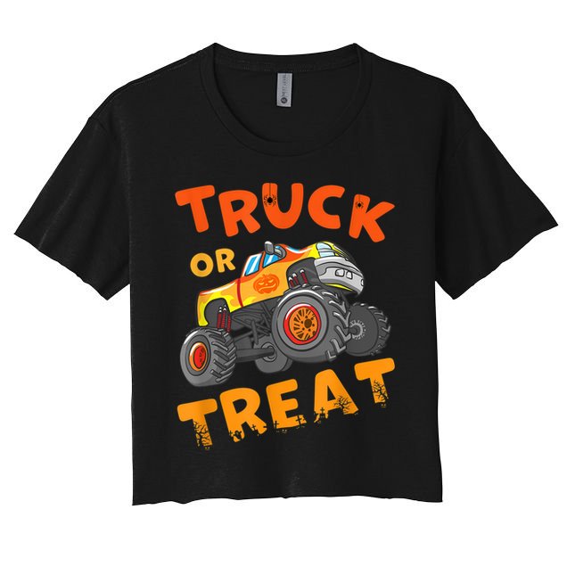 Halloween Shirt For Monster Truck Outfit For Boys Crop Top