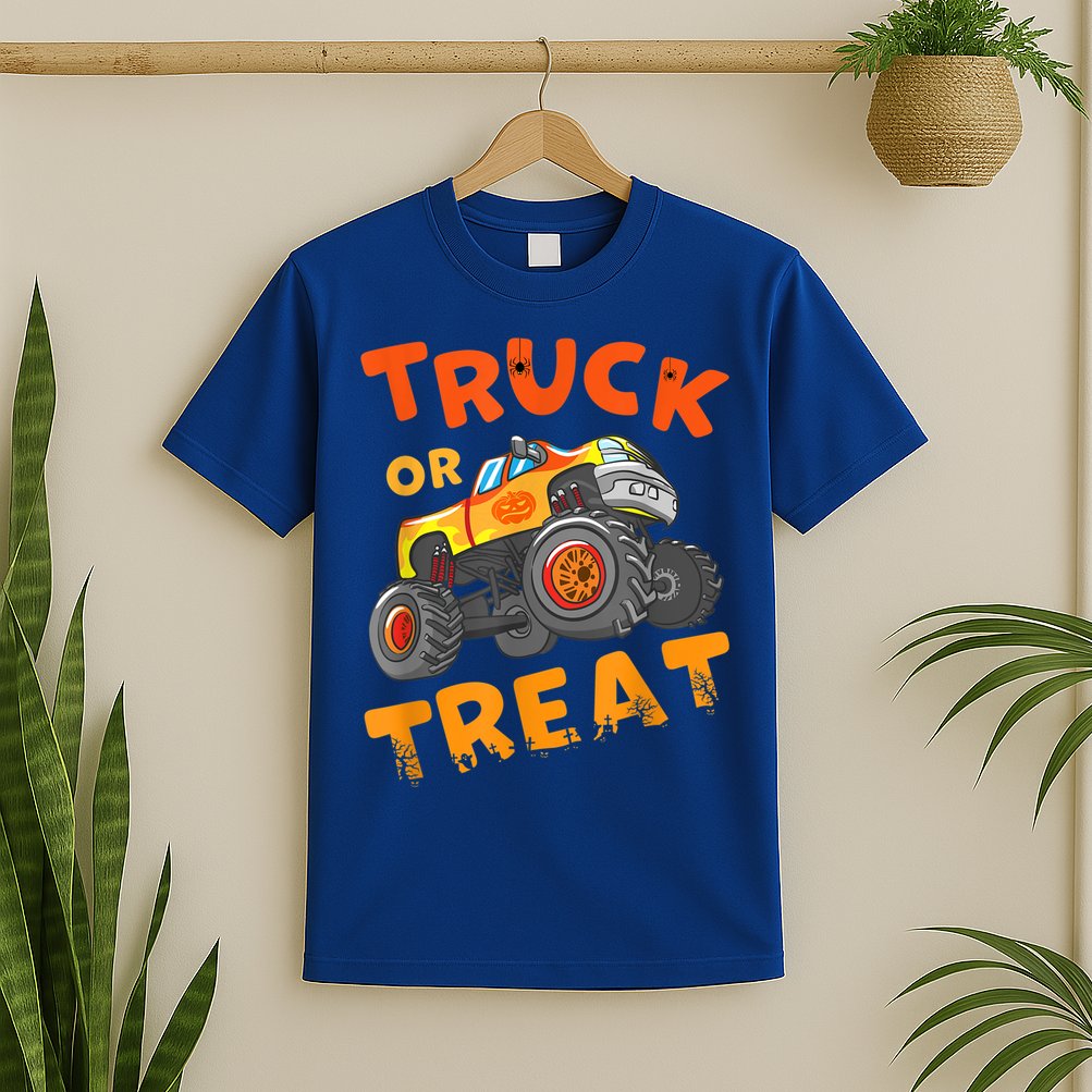Halloween Shirt For Monster Truck Outfit For Boys T-Shirt