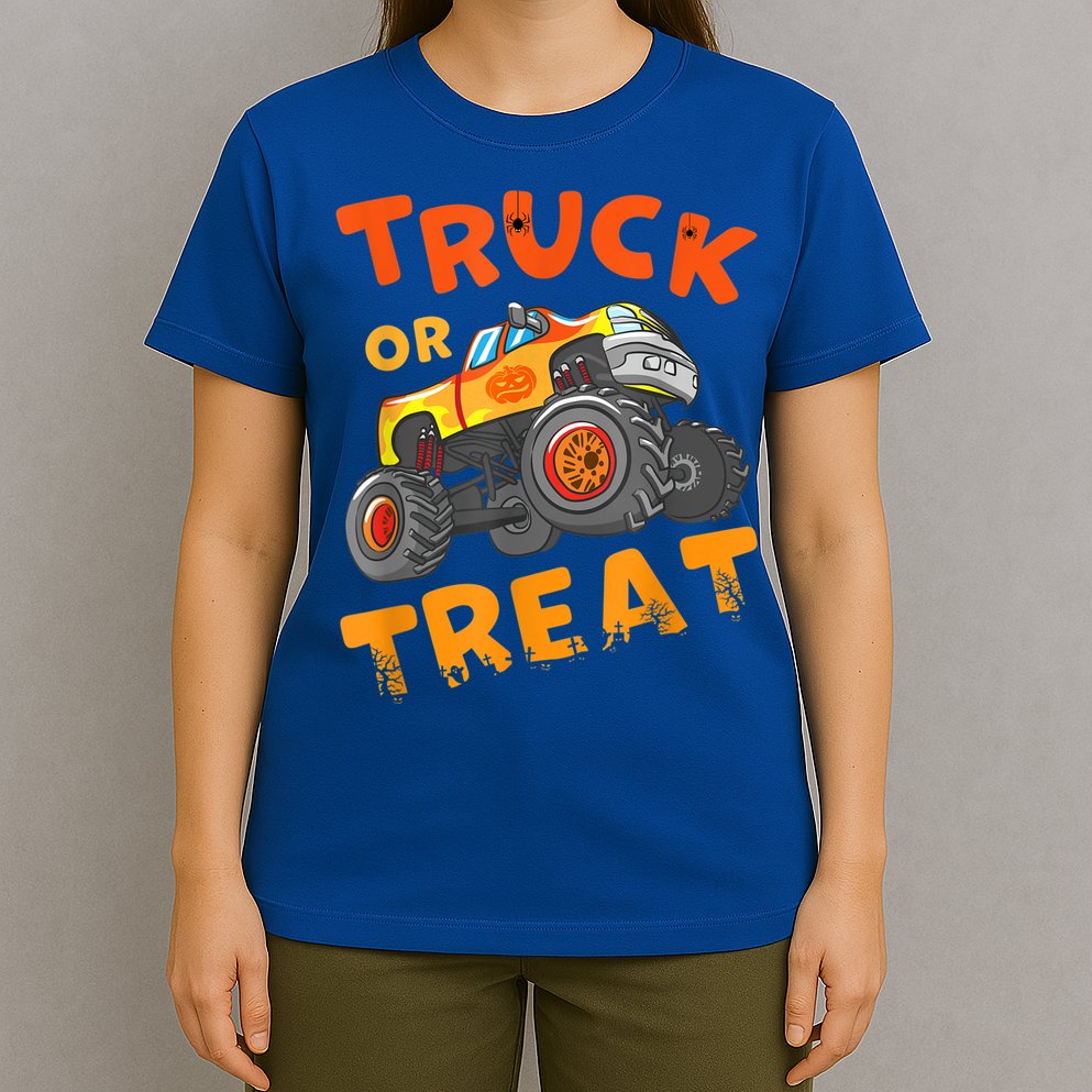 Halloween Shirt For Monster Truck Outfit For Boys T-Shirt