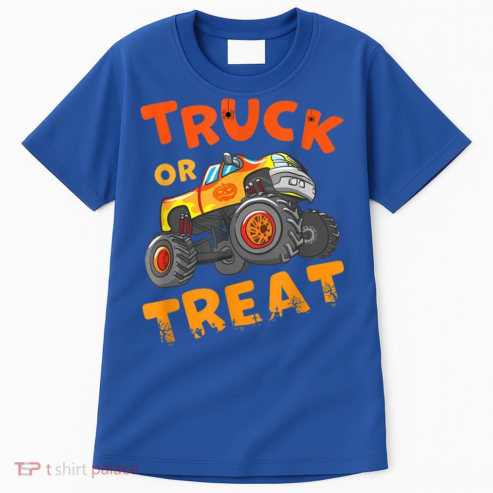 Halloween Shirt For Monster Truck Outfit For Boys Tall T-Shirt