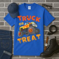 Halloween Shirt For Monster Truck Outfit For Boys Tall T-Shirt