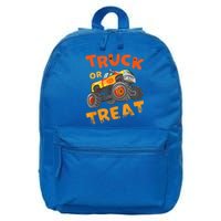 Halloween Shirt For Monster Truck Outfit For Boys 16 in Basic Backpack