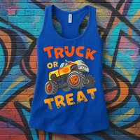 Halloween Shirt For Monster Truck Outfit For Boys Womens Tank Top