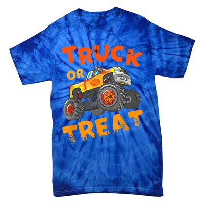 Halloween Shirt For Monster Truck Outfit For Boys Tie-Dye T-Shirt