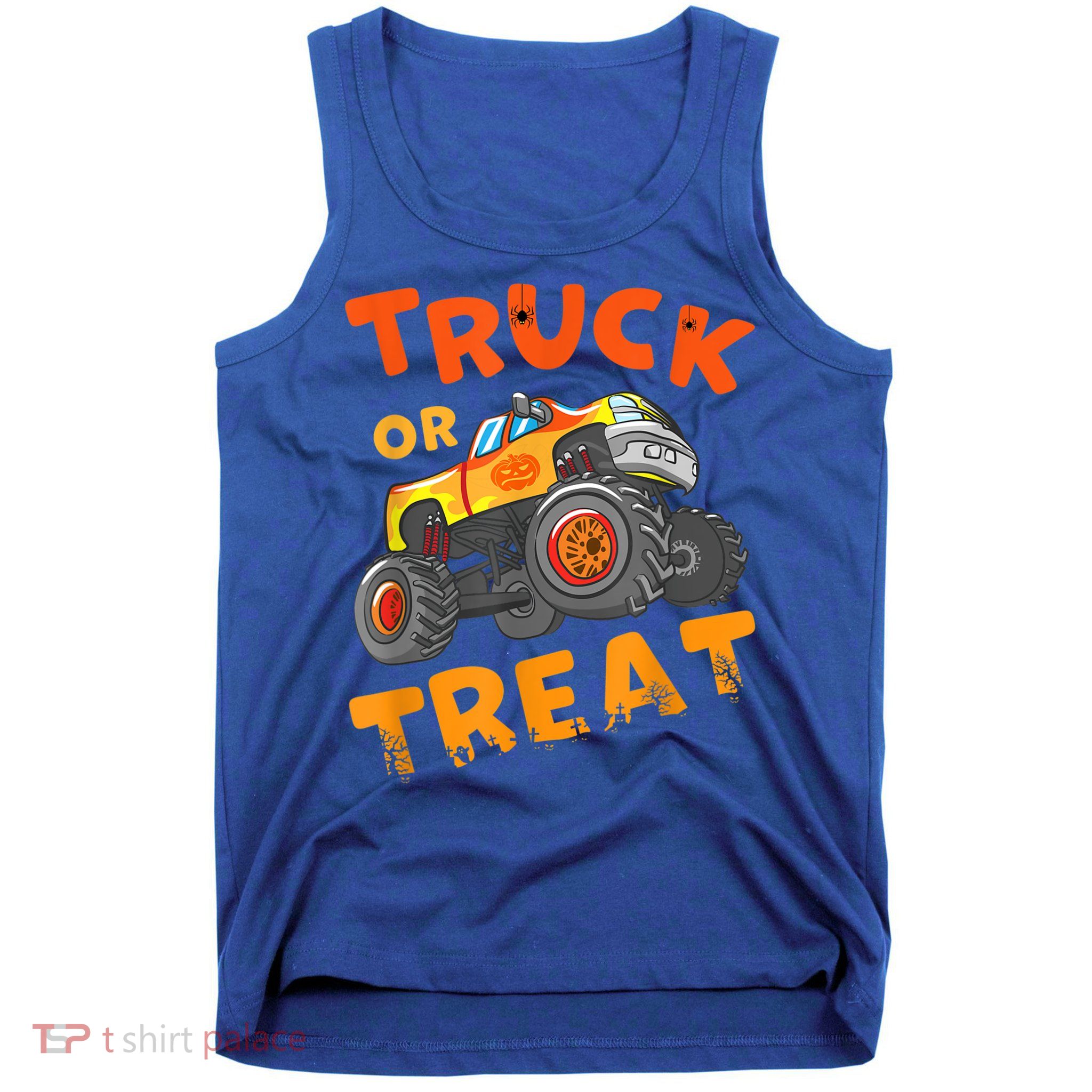 Halloween Shirt For Monster Truck Outfit For Boys Tank Top