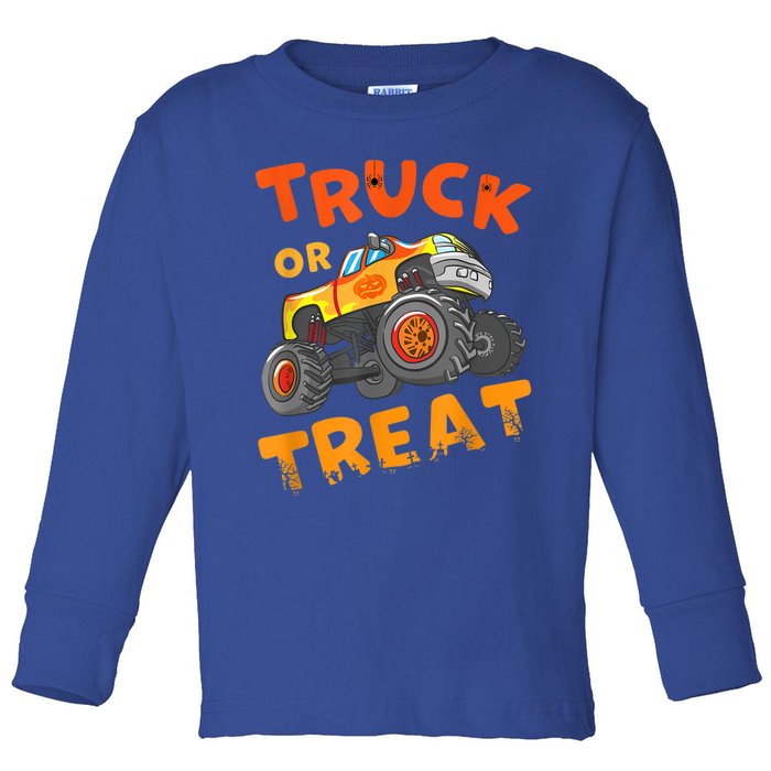 Halloween Shirt For Monster Truck Outfit For Boys Toddler Long Sleeve Shirt