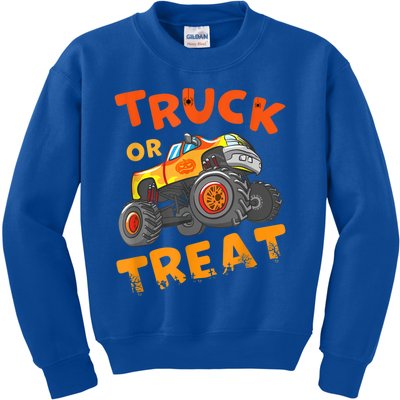 Halloween Shirt For Monster Truck Outfit For Boys Kids Sweatshirt