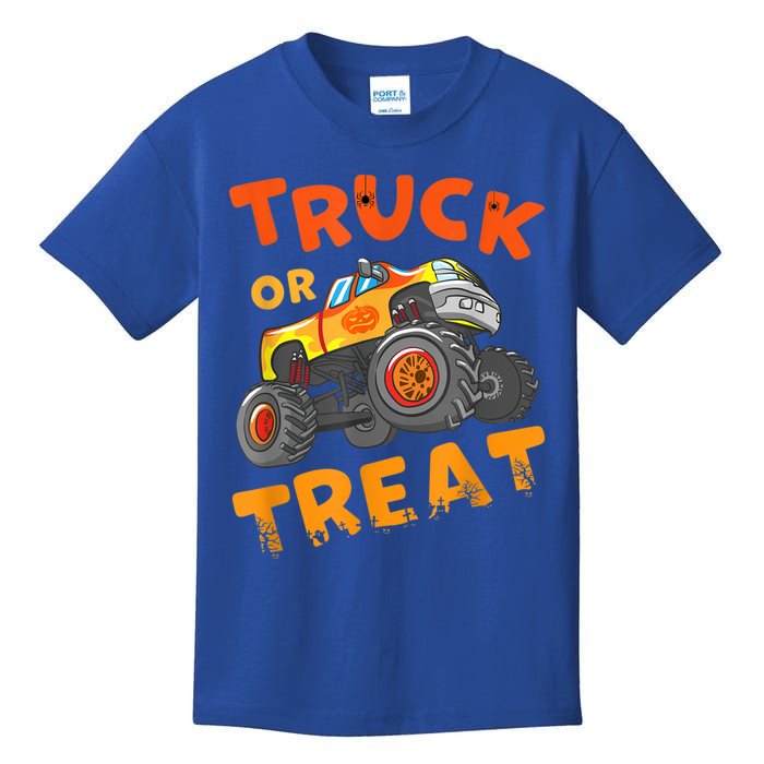 Halloween Shirt For Monster Truck Outfit For Boys Kids T-Shirt