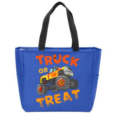 Halloween Shirt For Monster Truck Outfit For Boys Zip Tote Bag