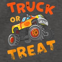 Halloween Shirt For Monster Truck Outfit For Boys Vector Backpack
