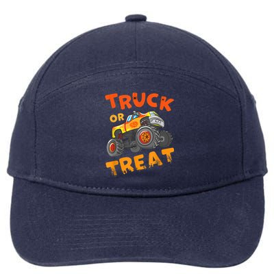 Halloween Shirt For Monster Truck Outfit For Boys 7-Panel Snapback Hat