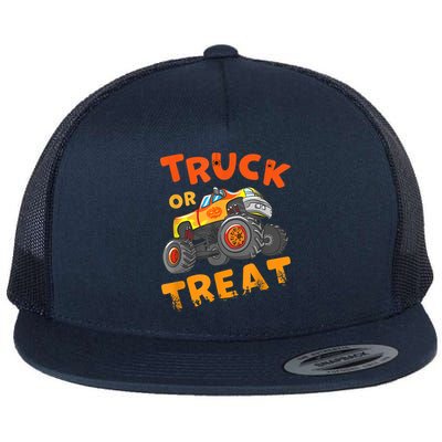 Halloween Shirt For Monster Truck Outfit For Boys Flat Bill Trucker Hat