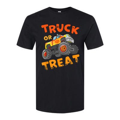 Halloween Shirt For Monster Truck Outfit For Boys Softstyle CVC T-Shirt