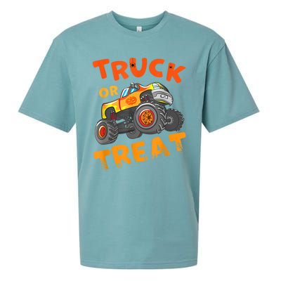 Halloween Shirt For Monster Truck Outfit For Boys Sueded Cloud Jersey T-Shirt