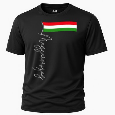 Hungary Signature Flag Pole  Patriotic Hungarian Flag Performance Shirt