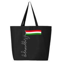 Hungary Signature Flag Pole  Patriotic Hungarian Flag 25L Jumbo Tote