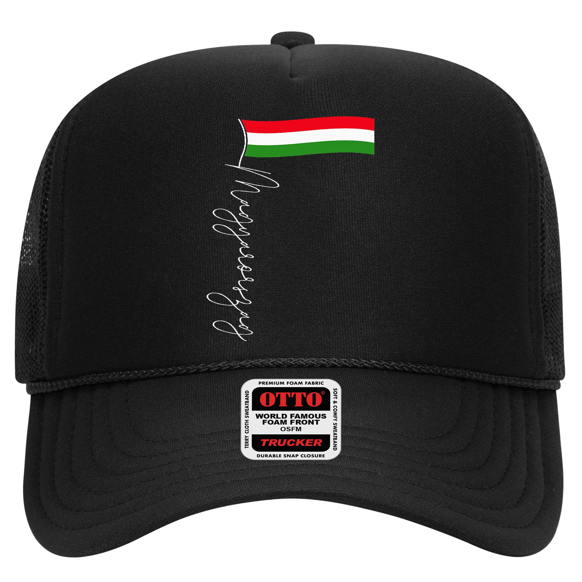 Hungary Signature Flag Pole  Patriotic Hungarian Flag Hat