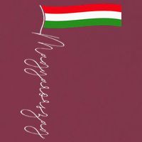 Hungary Signature Flag Pole  Patriotic Hungarian Flag 16oz Travel Tumbler