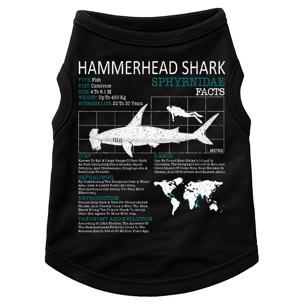 Hammerhead Shark Facts Shark Funny Lover Gift Doggie Tank